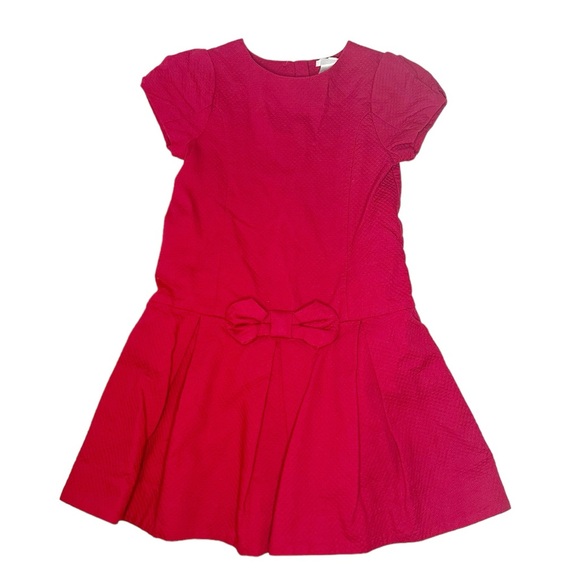 Jacadi Quilted Drop Waist Dress Size 7Y - Picture 1 of 5